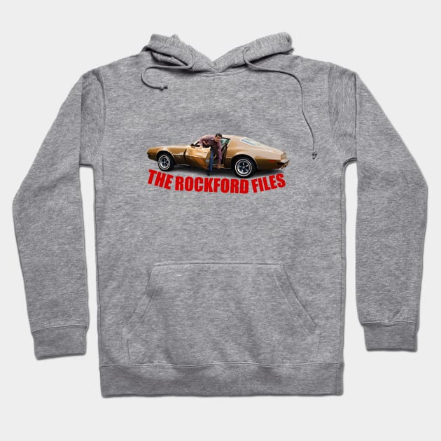 The Rockford Files - James Garner - Pontiac Firebird - 70s Tv Show Hoodie by wildzerouk